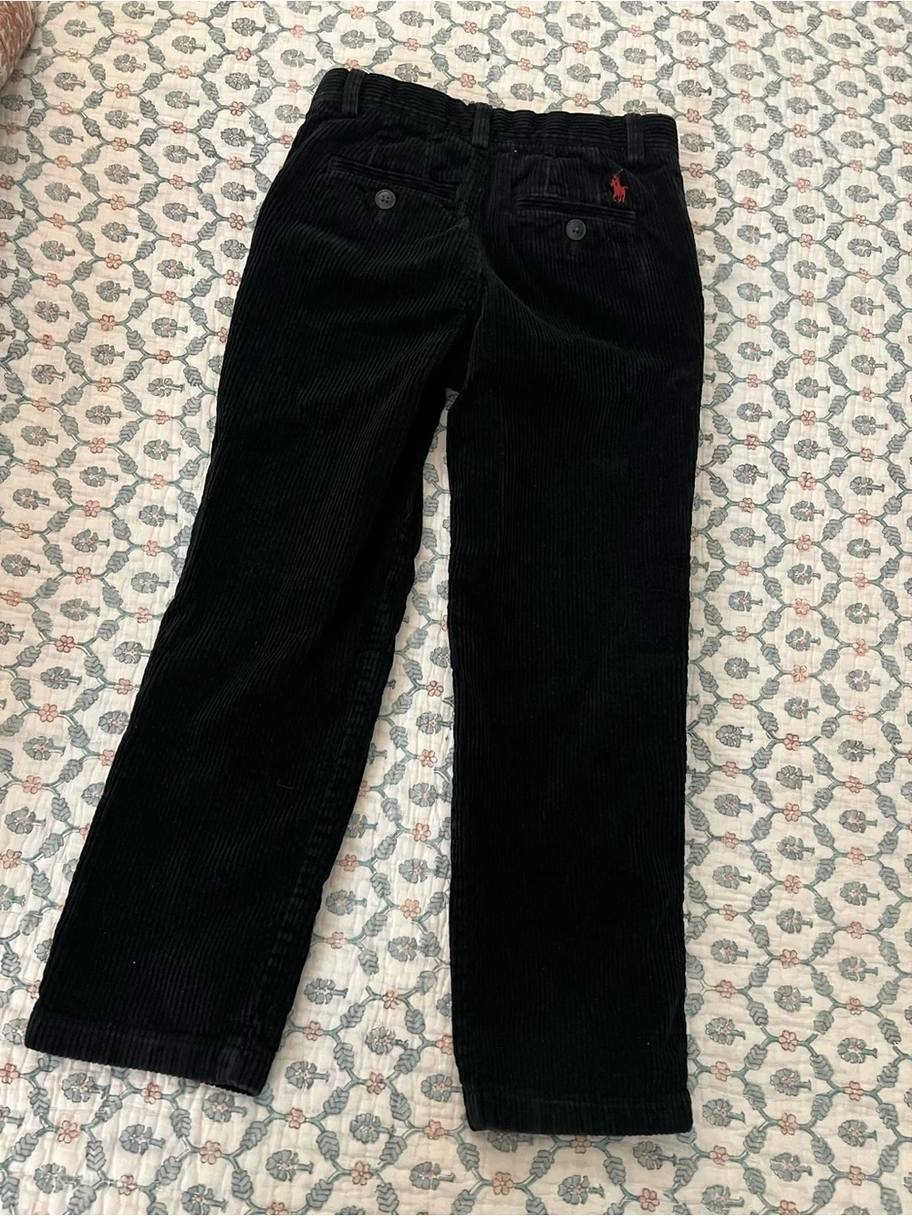 Ralph Lauren Black Corduroy Kids Pants